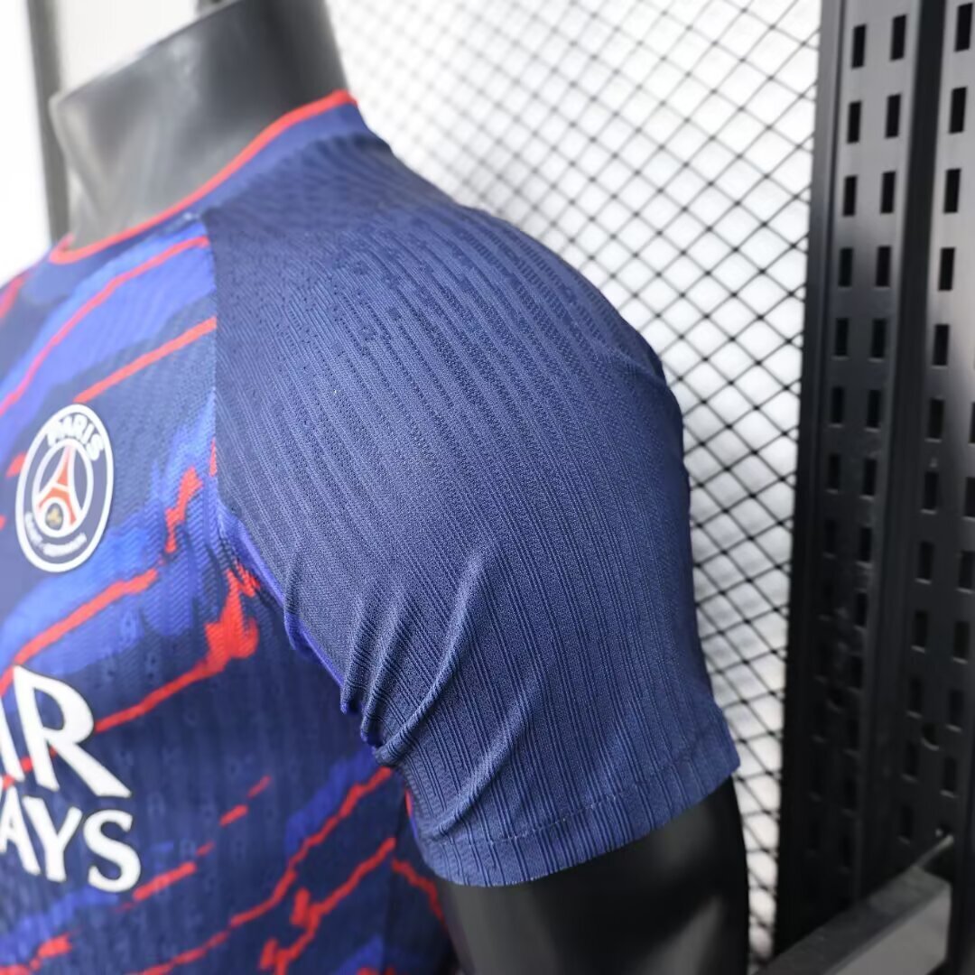 25-26 PSG Special Edition Kit Player Version Maillot été Soccer Sino Shirt AAAAJersey Supply Yu 5