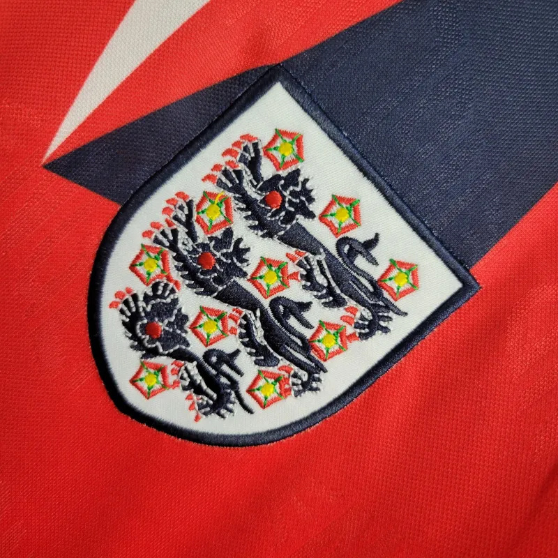1992 England Away Retro Kit Vintage Shirt Football AAAAJersey Supplier 3