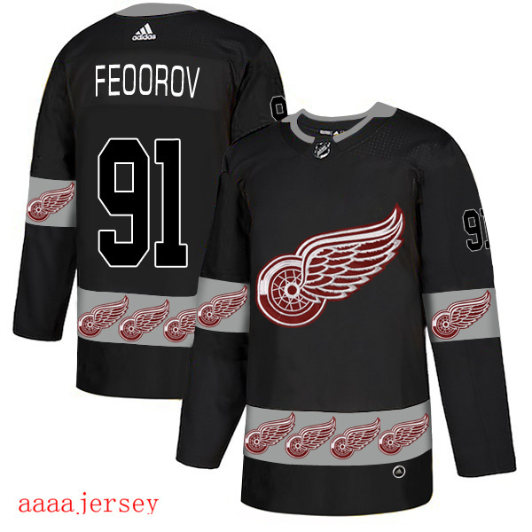 2019 Detroit Red Wings ice hockey jersey M-3XL 底特律红翼队冰球服 6