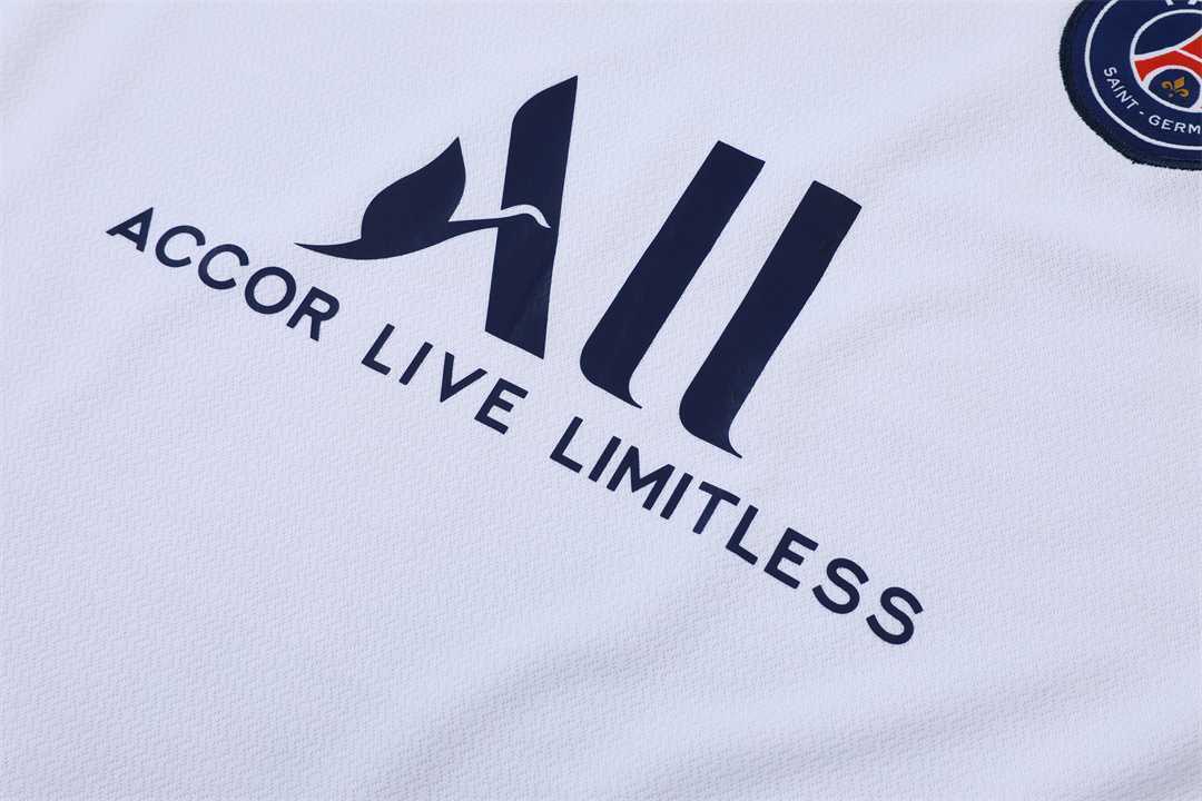 22-23 PSG Training Suit Short Sleeve Kit White1684405252000 11