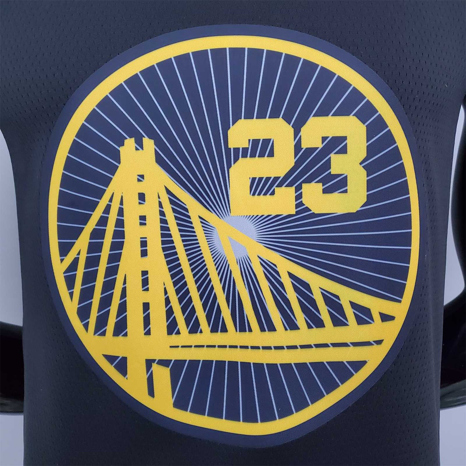2022 75th Anniversary green#23 Warriors City Edition Black 4