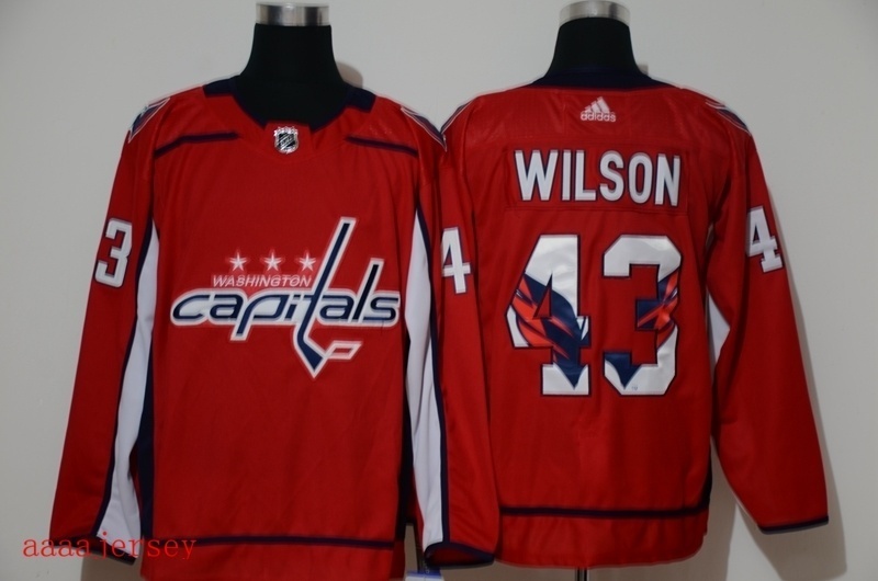 Washington Capitals printed version ice hockey jersey M-3XL 华盛顿首都队印花版冰球服 1