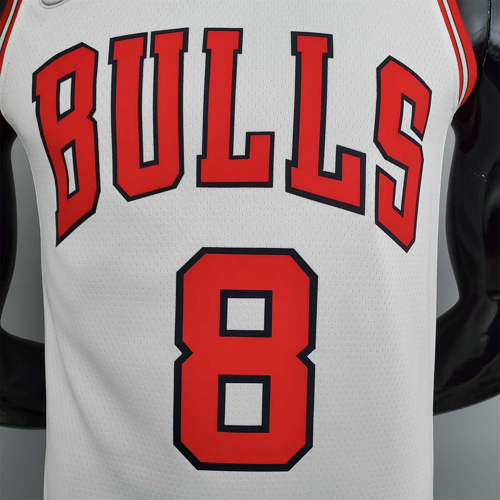 75th Anniversary LaVine #8 Bulls White 5