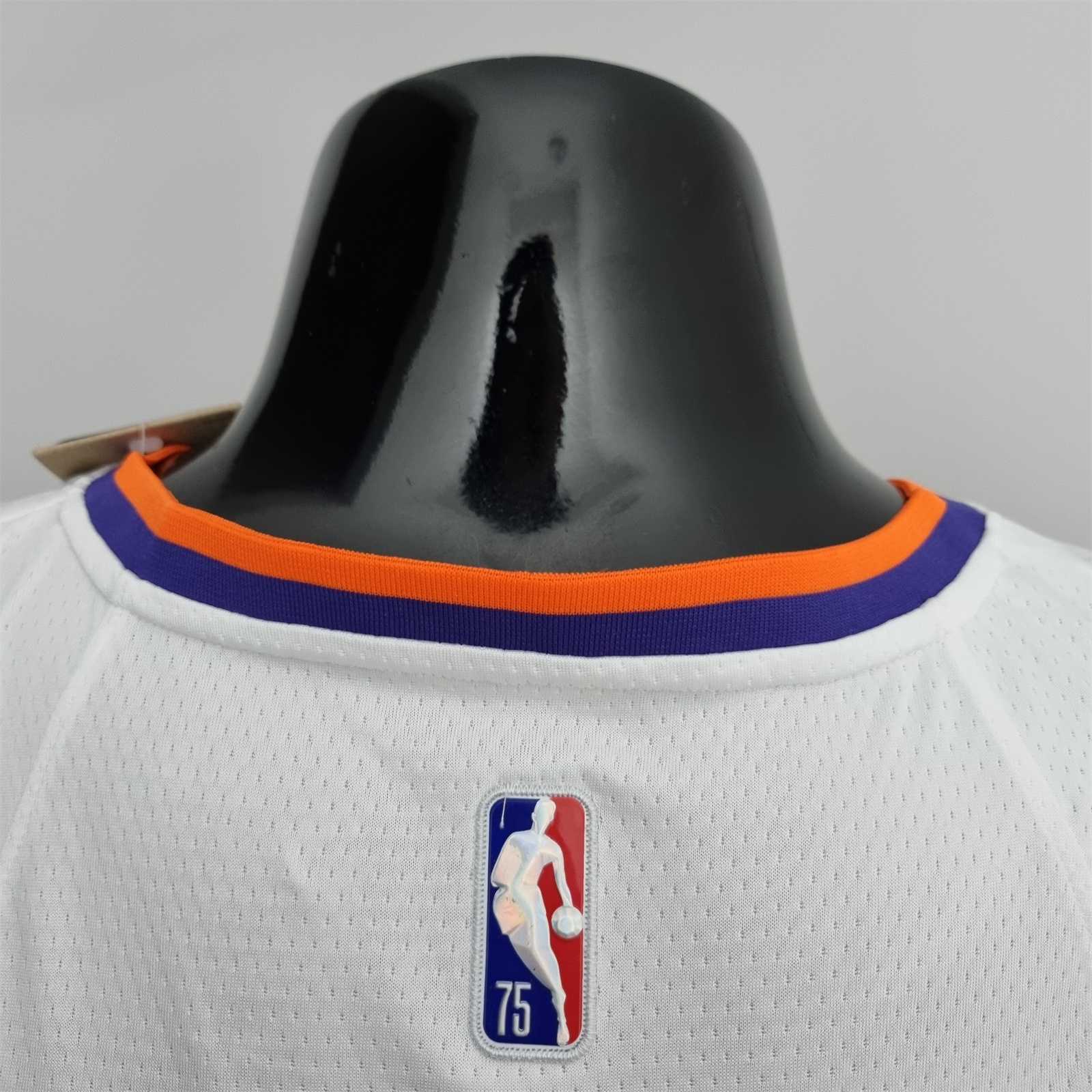 75th Anniversary Ayton #22 Phoenix Suns White NBA Jersey 5