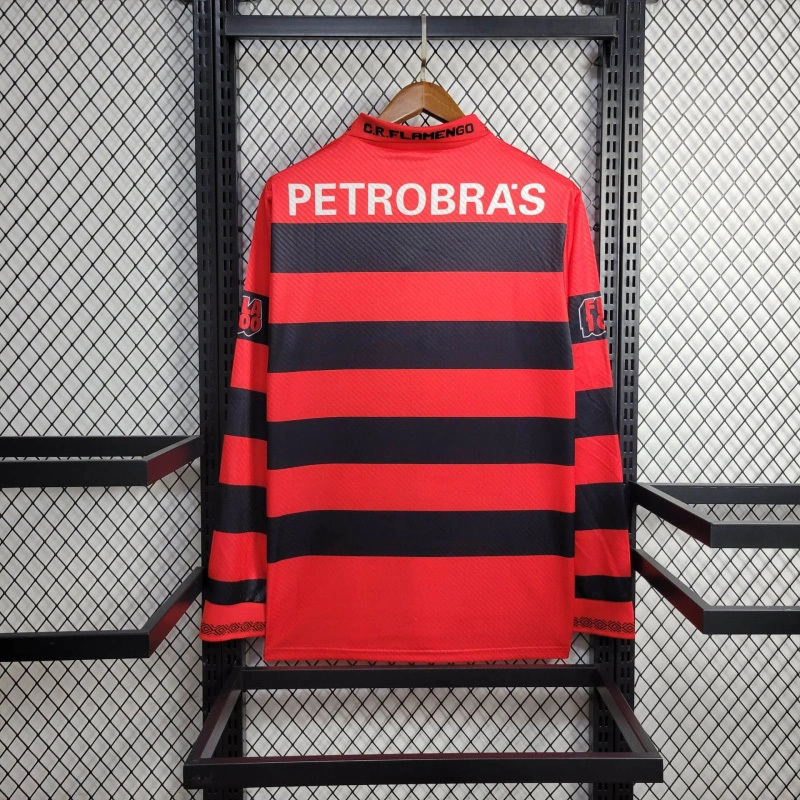 94-95 Flamengo Home Retro Kit Long Sleeve Vintage Shirt Football AAAAJersey Supplier 8