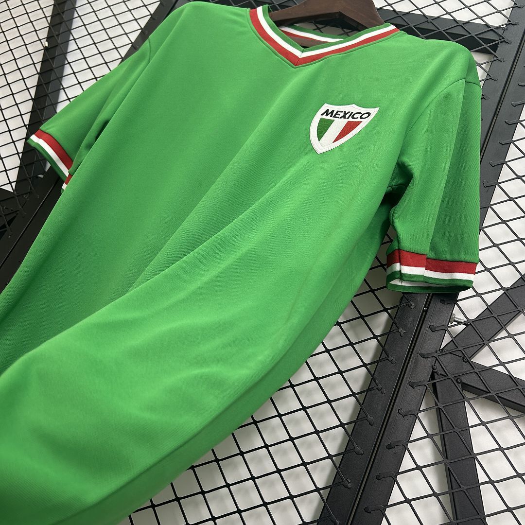 1970 Mexico Home Retro Kit Vintage Shirt AAAAJersey Supply Yupoo 1