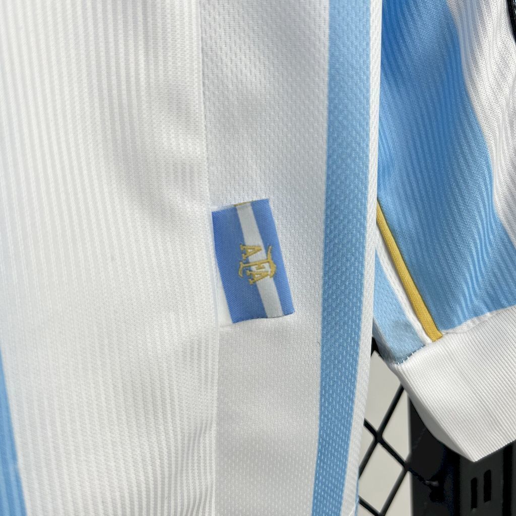 1998 Argentina Home Long Sleeve Retro Kit Vintage Shirt AAAAJersey Supplier Yupoo 3