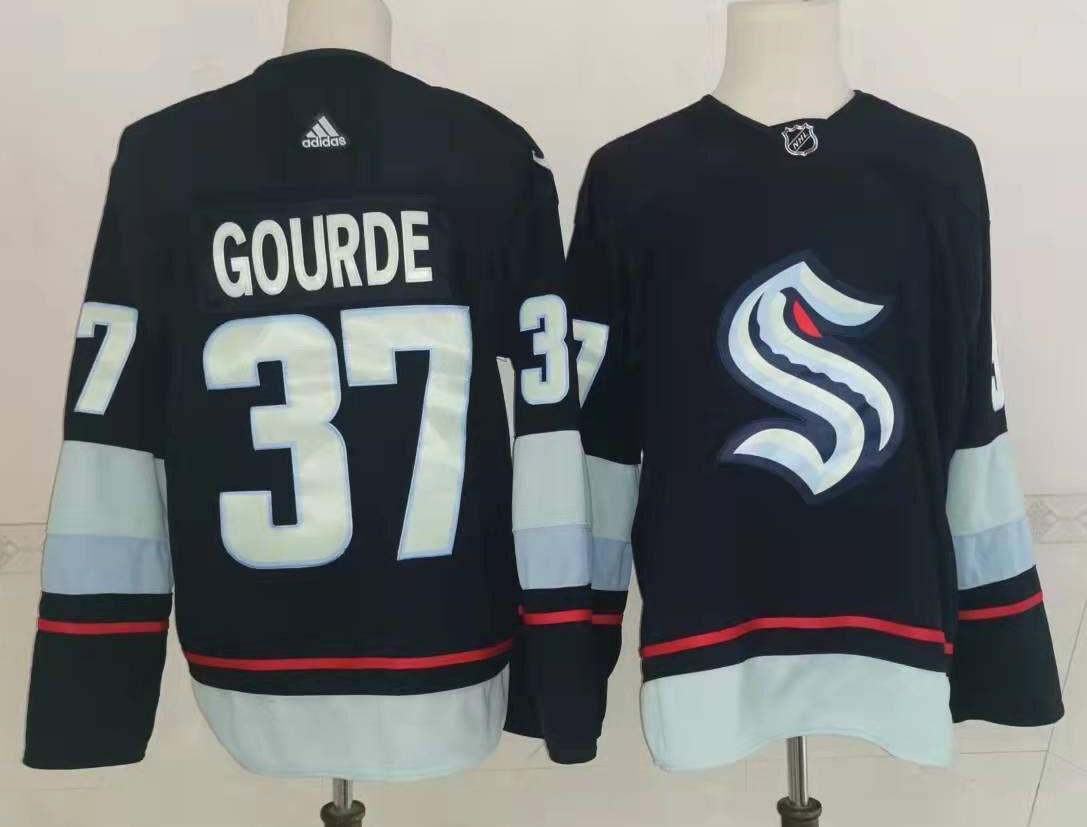 Seattle Kraken ice hockey jersey M-3XL 西雅图海妖队冰球服