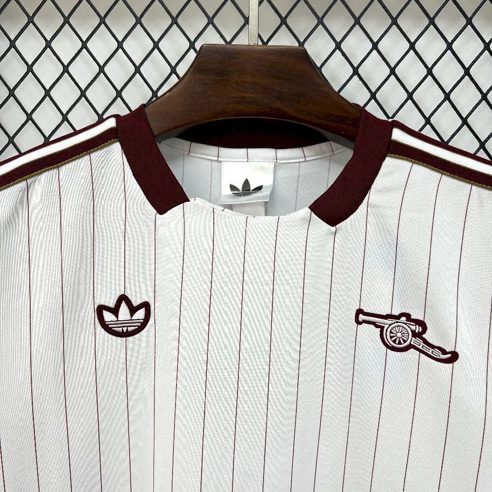 25-26 Arsenal Casual Retro Style Football White Shirt AAAAJersey Yupoo 2