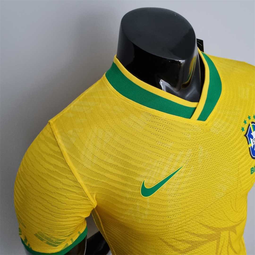 2022 Brazil classic yellow player version 7