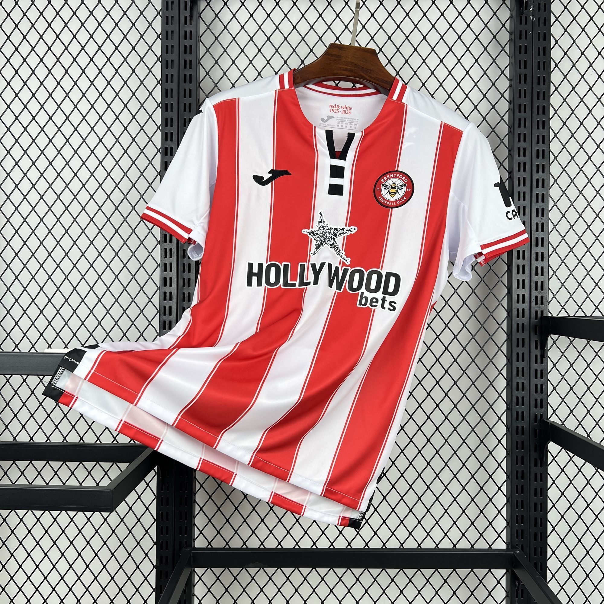 25-26 Brentford Home Kit Football T-Shirt AAAAJersey Supply Yupoo