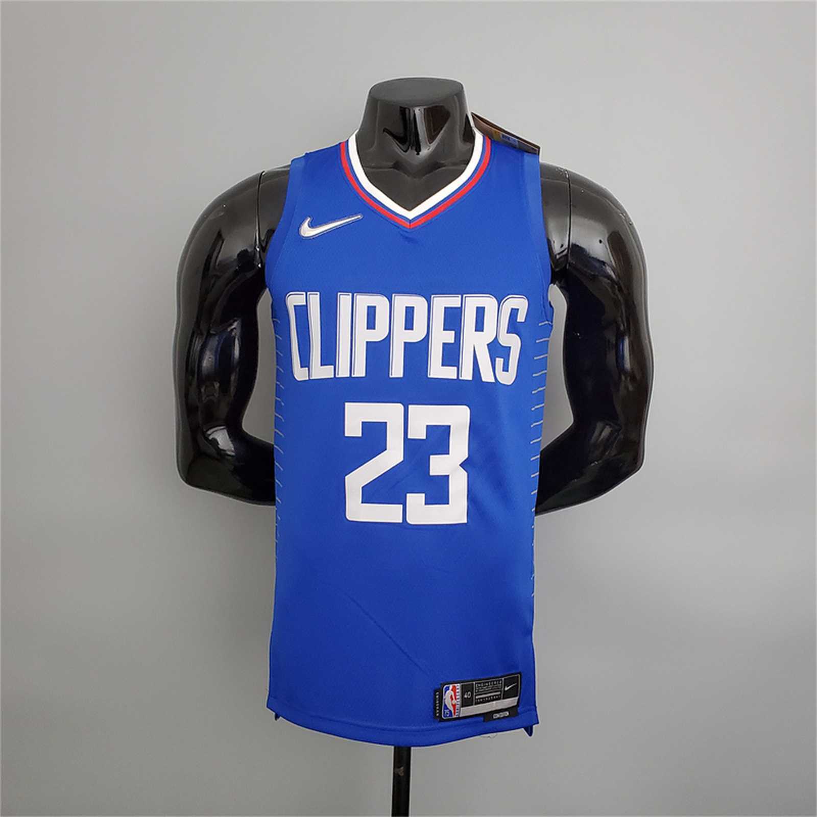 75th Anniversary Clippers Blue White 11