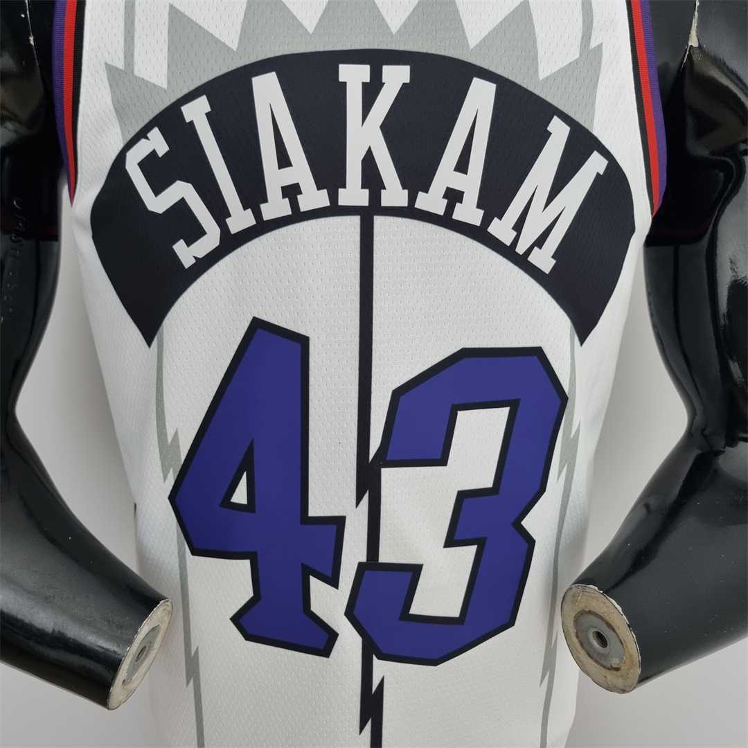 Toronto Raptors SIAKAM #43 White NBA Jersey 2