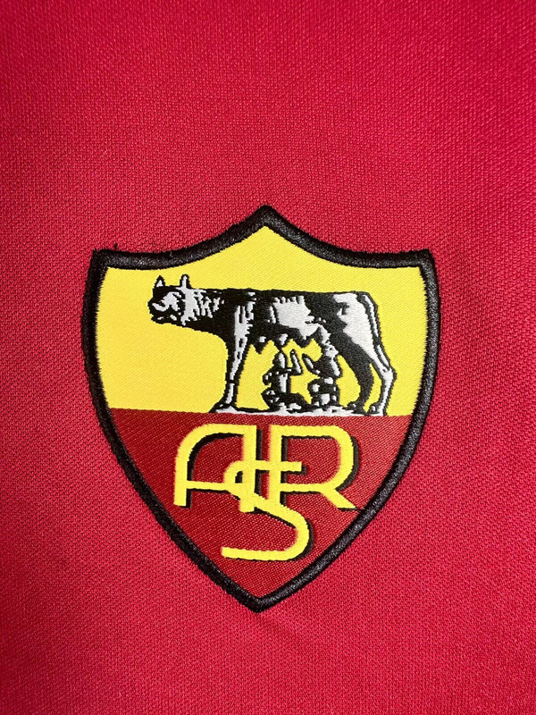 98-99 Roma Home Retro Kit Long Sleeve Shirt Soccer AAAAJersey Yupoo 1
