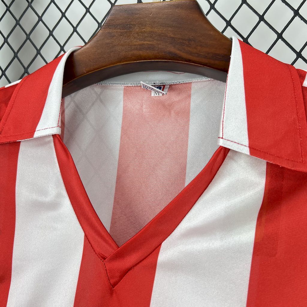 82-83 Atletico Madrid Home Retro Kit Vintage Shirt AAAAJersey Supply Yupoo 2