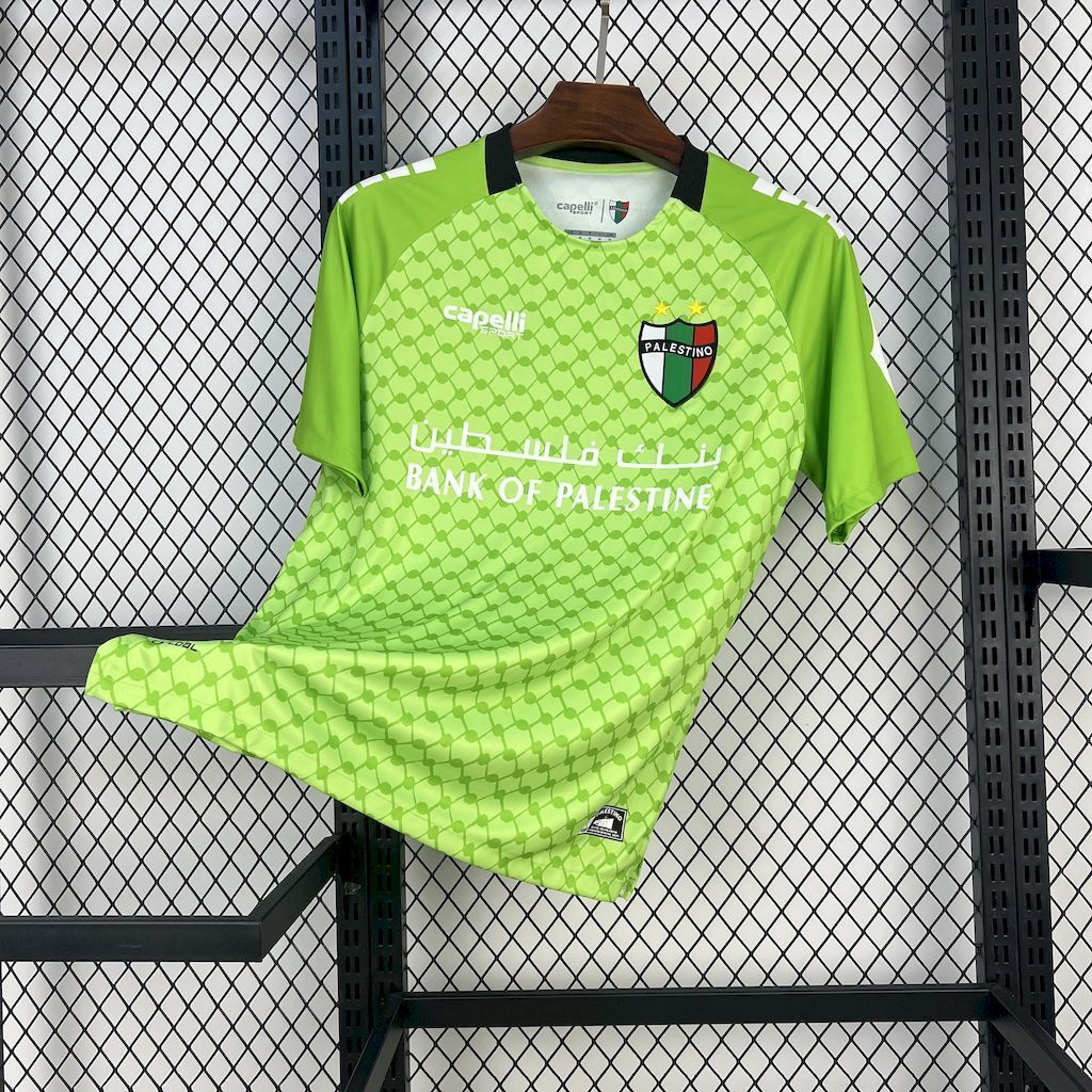 25-26 Palestino Green Goalkeeper Shirt Football Uniform AAAAJersey Yupoo 6