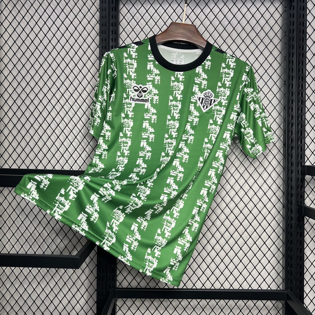24-25 Real Betis Pre-Match Green Shirt AAAAJersey Supplier Yupoo