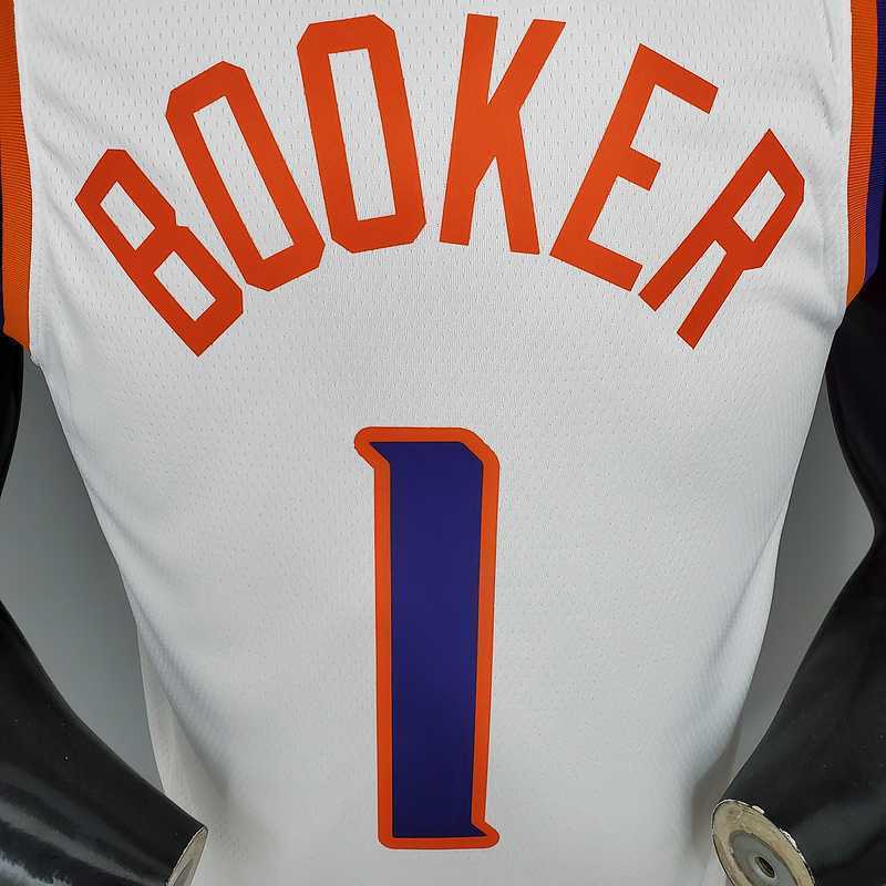 BOOKER#1 Phoenix Suns White 1