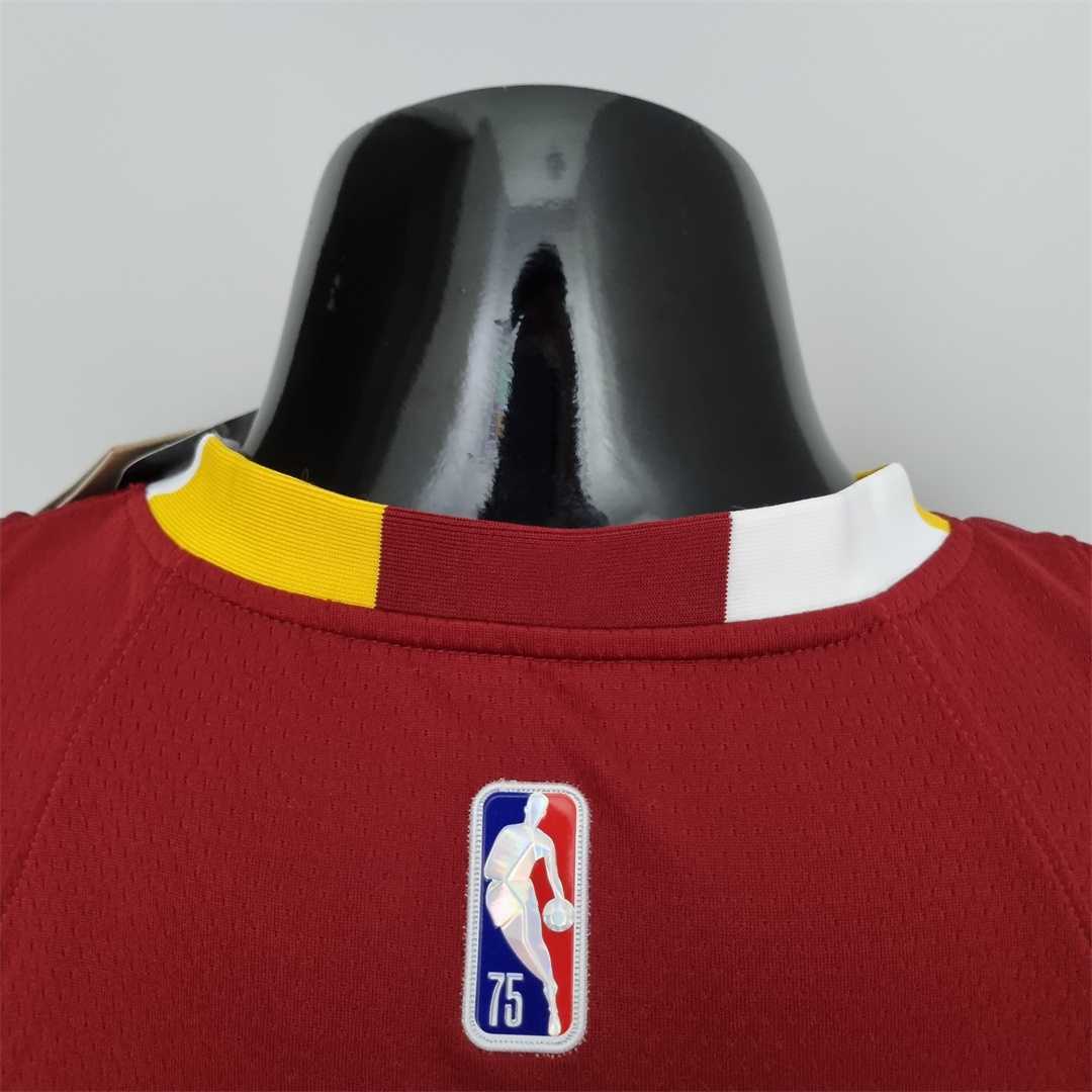 2022 Cleveland Cavaliers Irving#2 Urban Edition Red NBA Jersey 4