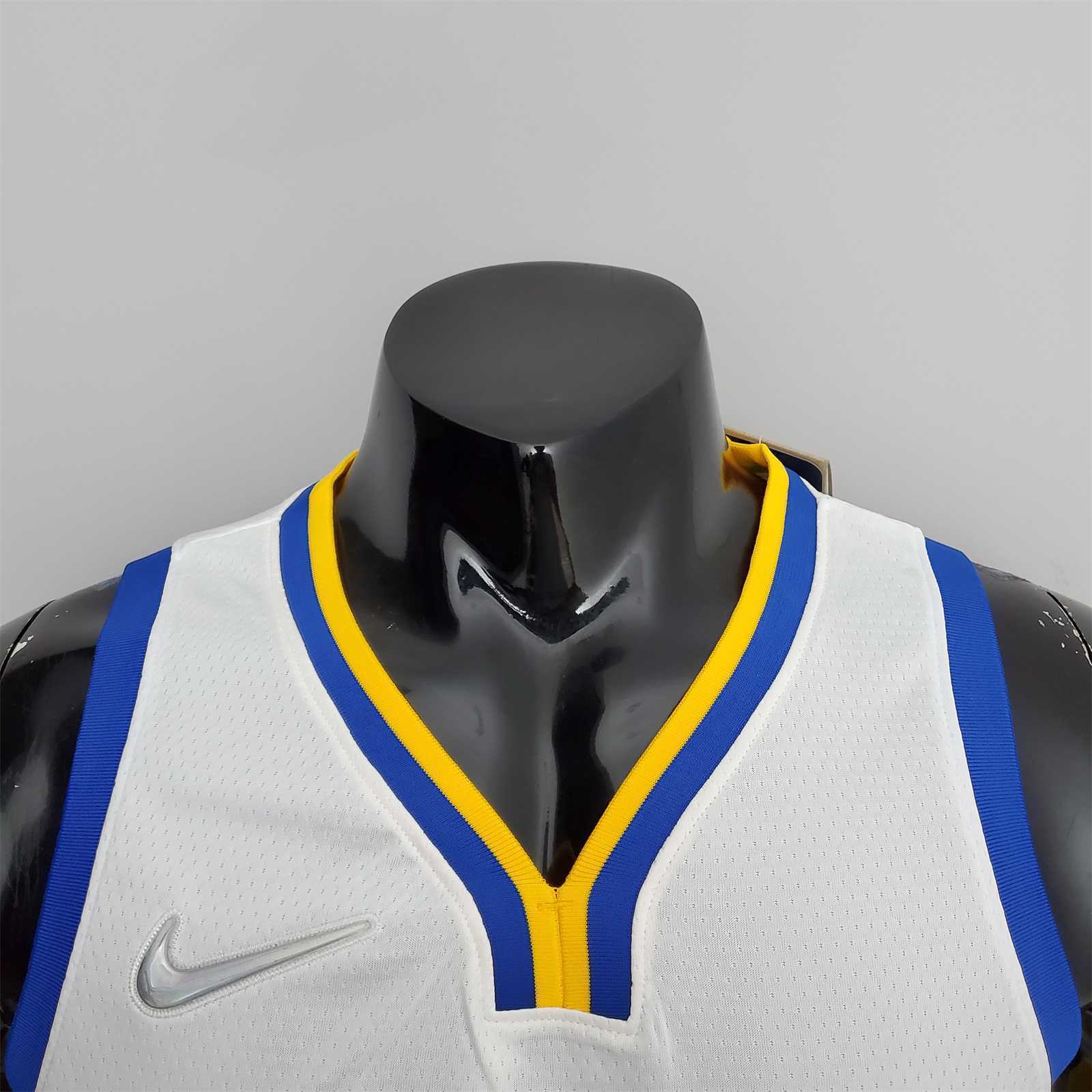75th Anniversary Golden State Warriors Thompson #11 Mexico Edition White NBA Jersey 6