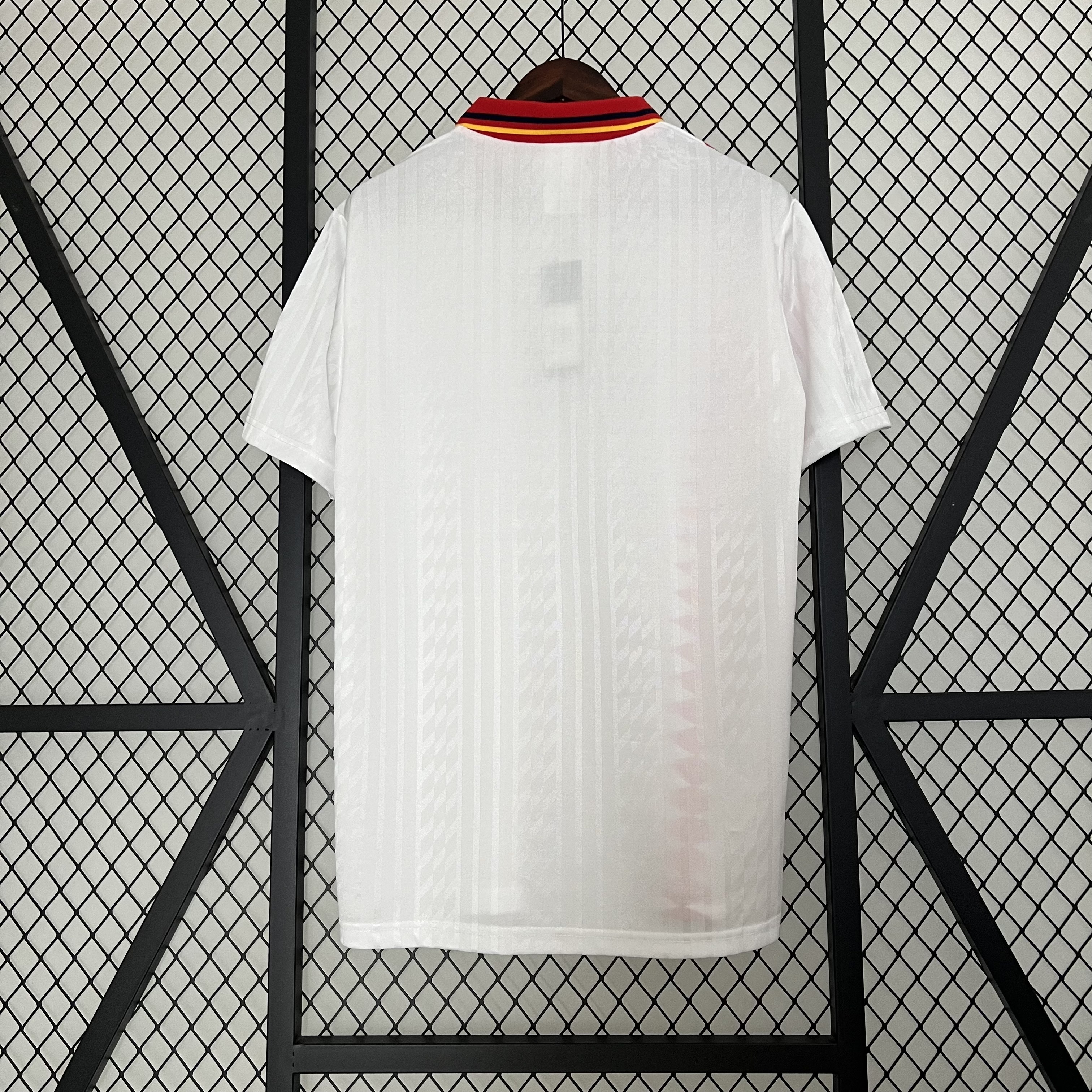 1994 Spain away white retro jersey 4