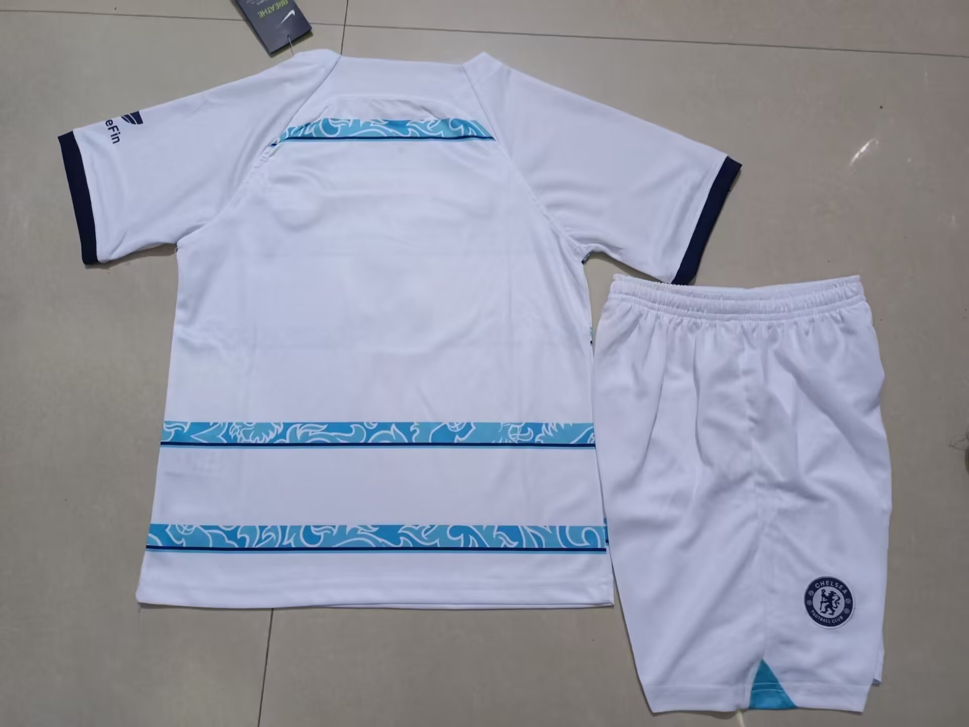 22-23 Chelsea away kids kit 2