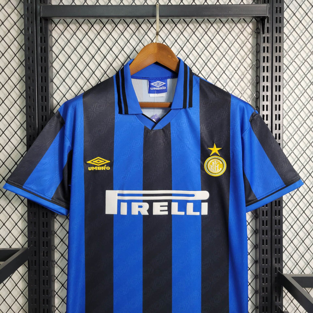 95-96 Retro Inter Milan Home S-XXL Cheap Soccer Jerseys 4