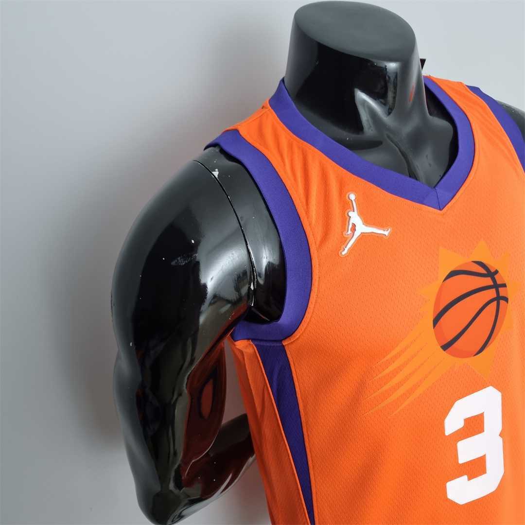75th Anniversary PAUL#3 Phoenix Suns Jordan Theme Orange NBA Jersey 4