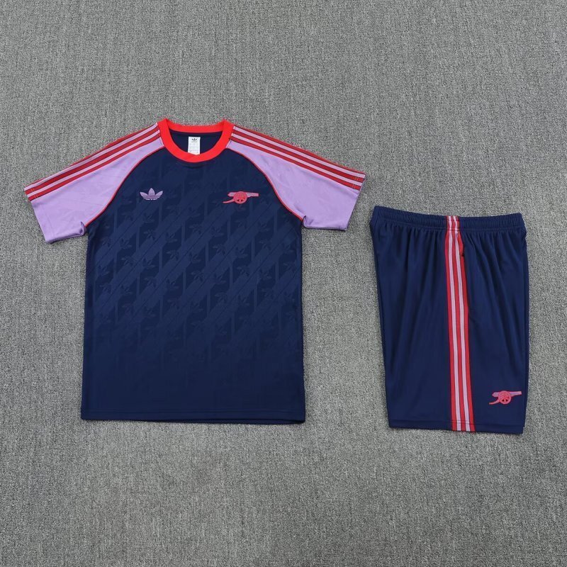 25-26 Arsenal Navy Training Kits Football Tracksuits 1