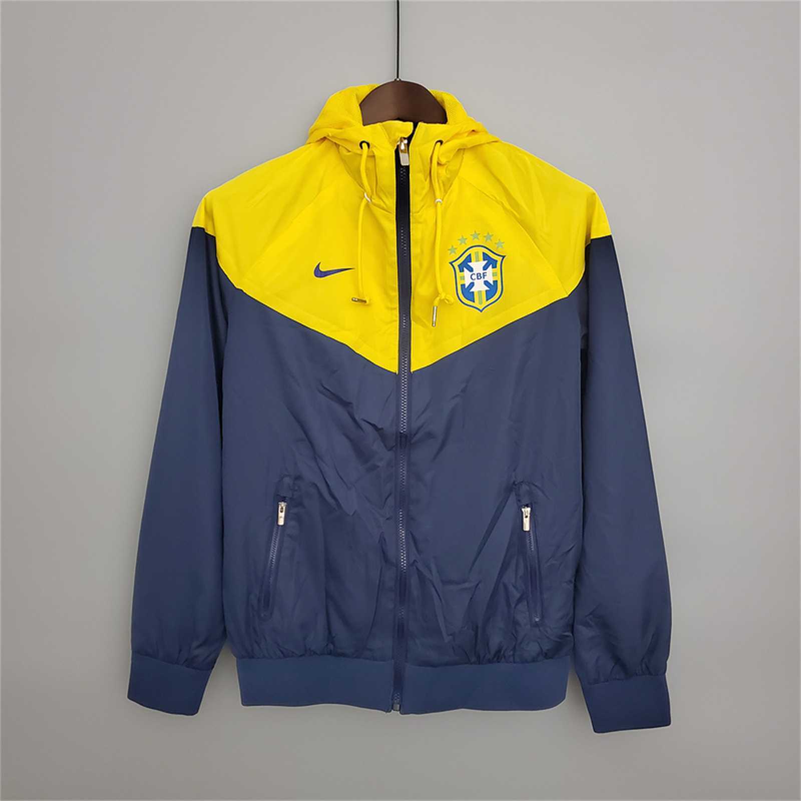 2021 Brazil blueyellow windbreaker