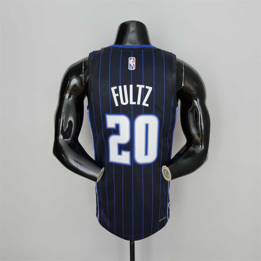 75th Anniversary Fultz#20 Orlando Magic Black NBA Jersey 7