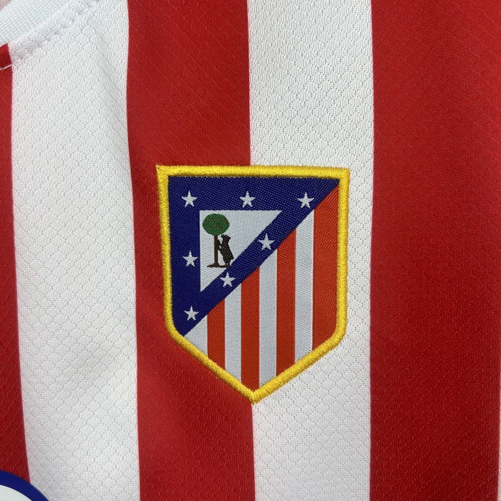 25-26 Atletico Madrid Home Kid Kits Youth Apparels AAAAJersey Supply Yupoo 9