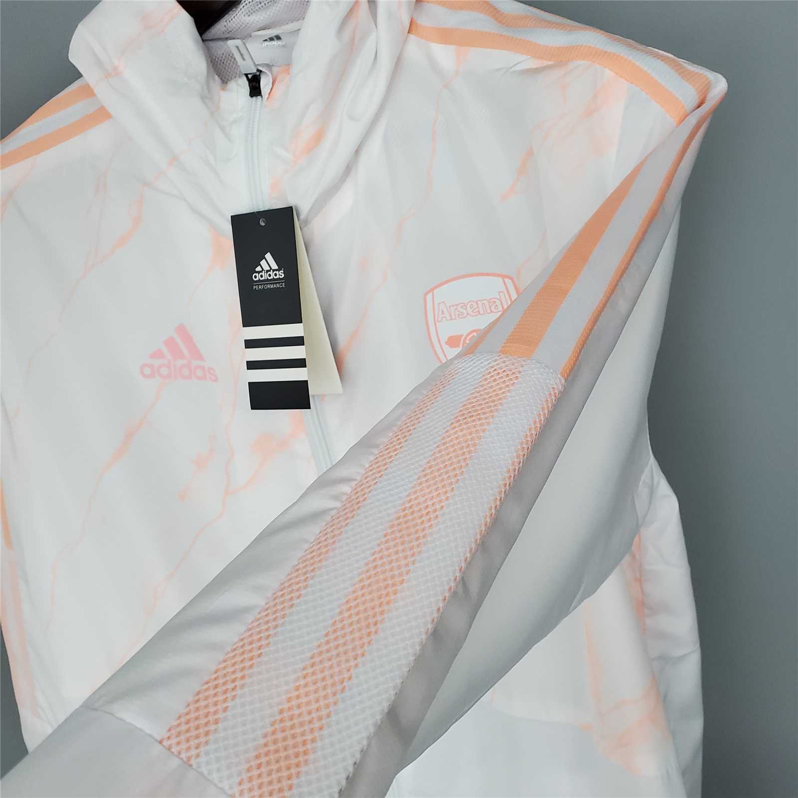 21-22 Arsenal White Windbreaker 4