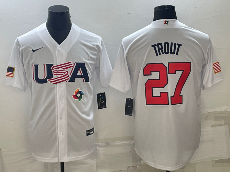 USA 2023 World Cup Baseball Jerseys 46