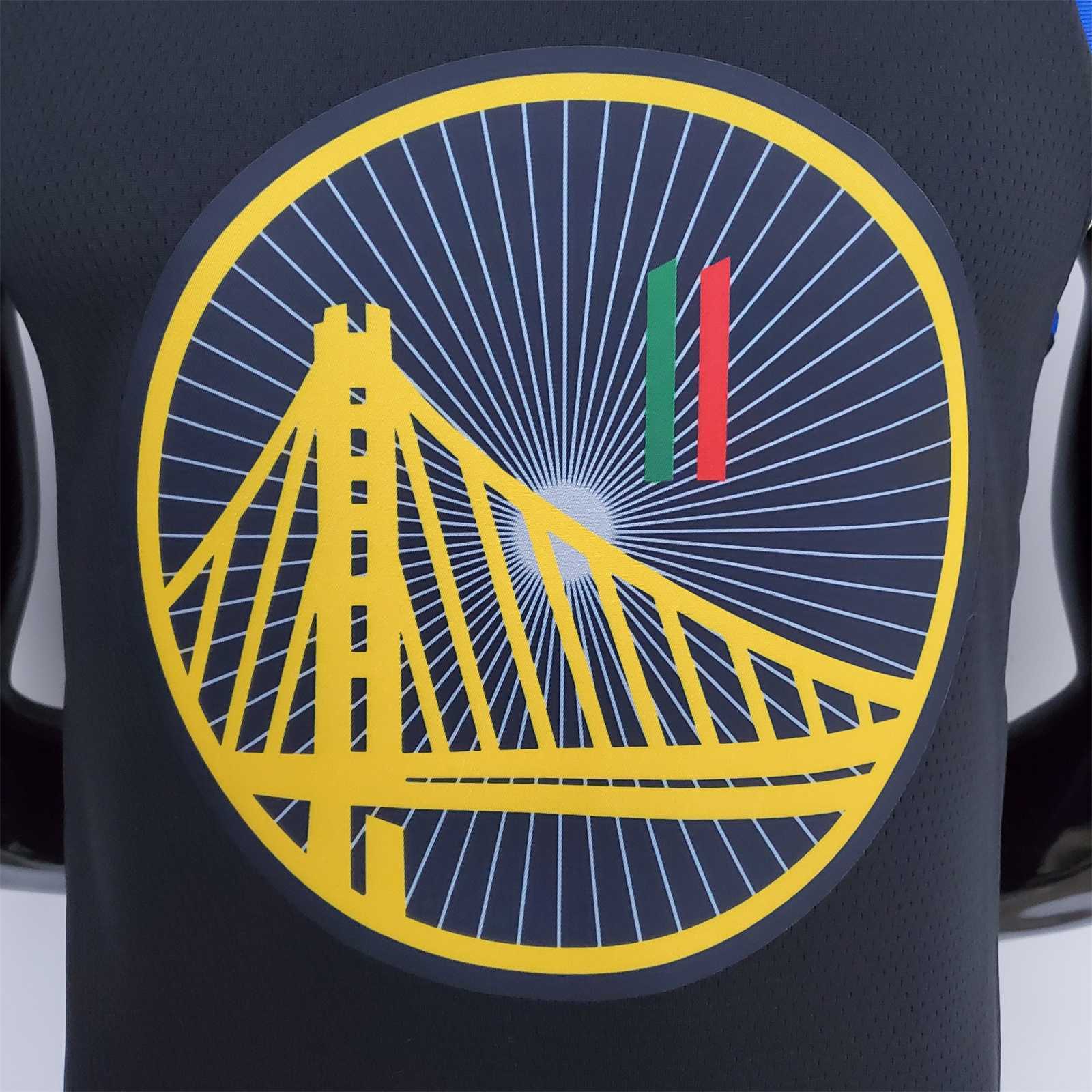 2022 75th Anniversary Golden State Warriors Thompson #11 Mexico Edition Black NBA Jersey 9