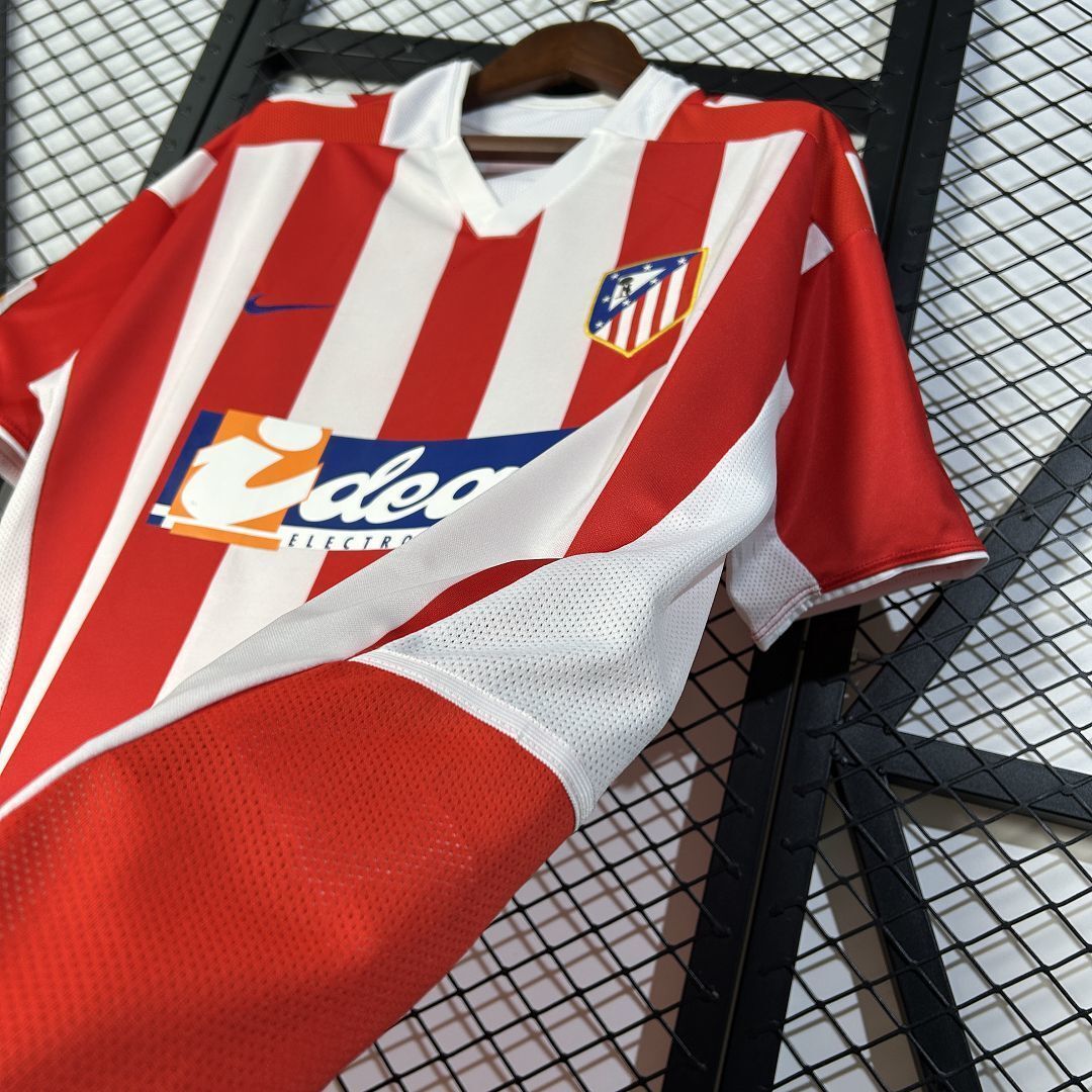 02-03 Atletico Madrid Home Retro Kit Vintage Shirt Soccer AAAAJersey Yupoo 4