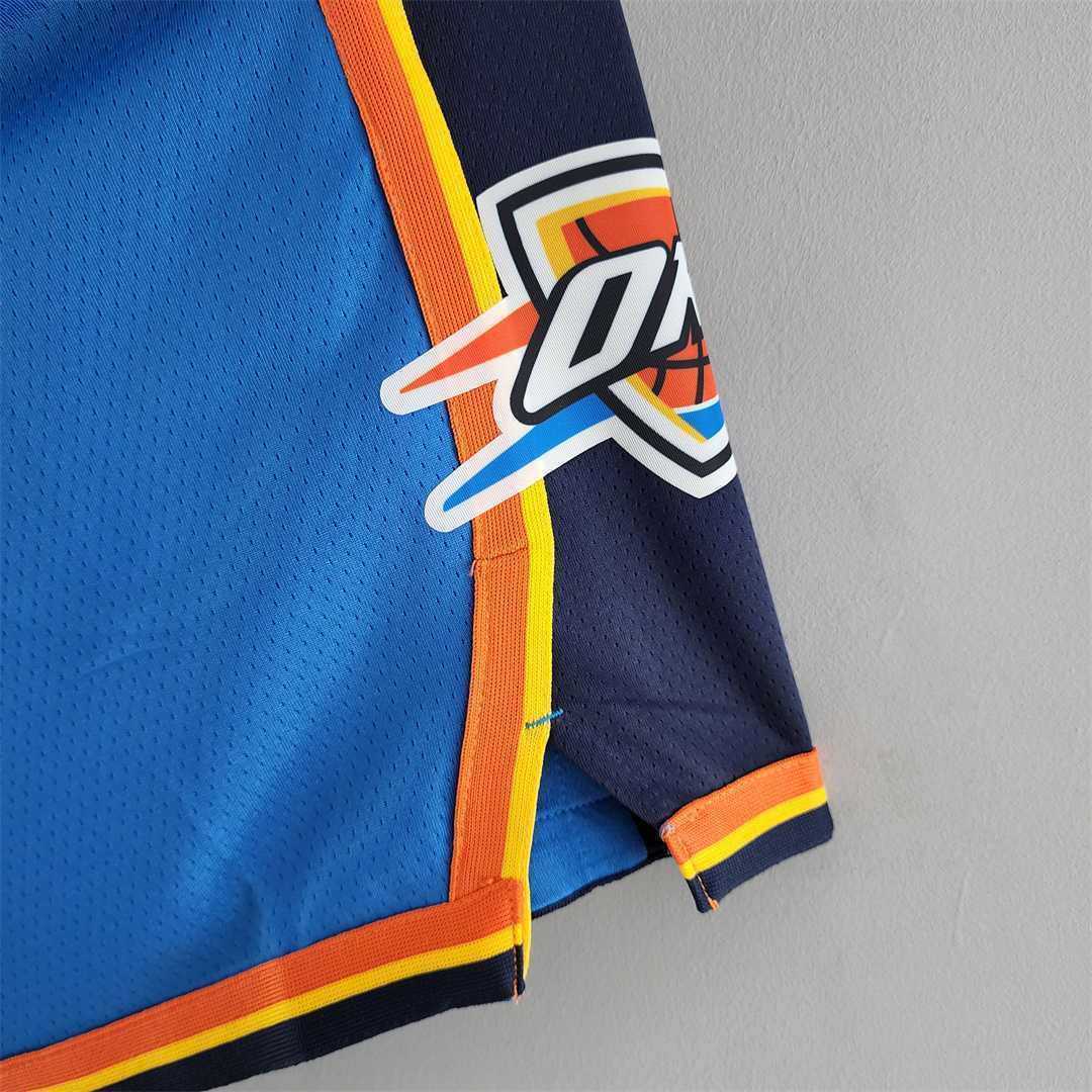 Oklahoma City Thunder NBA Shorts Blue 5