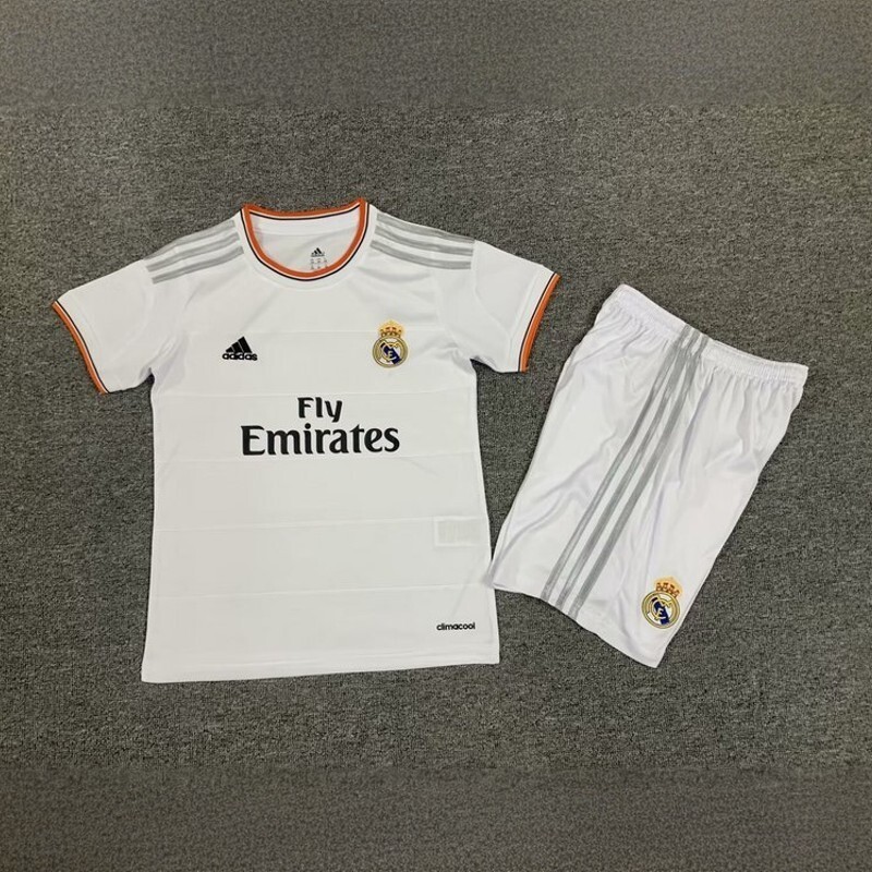 13-14 Real Madrid Home Retro Kid Kits Children Sets Jersey Supplier Yupoo 10