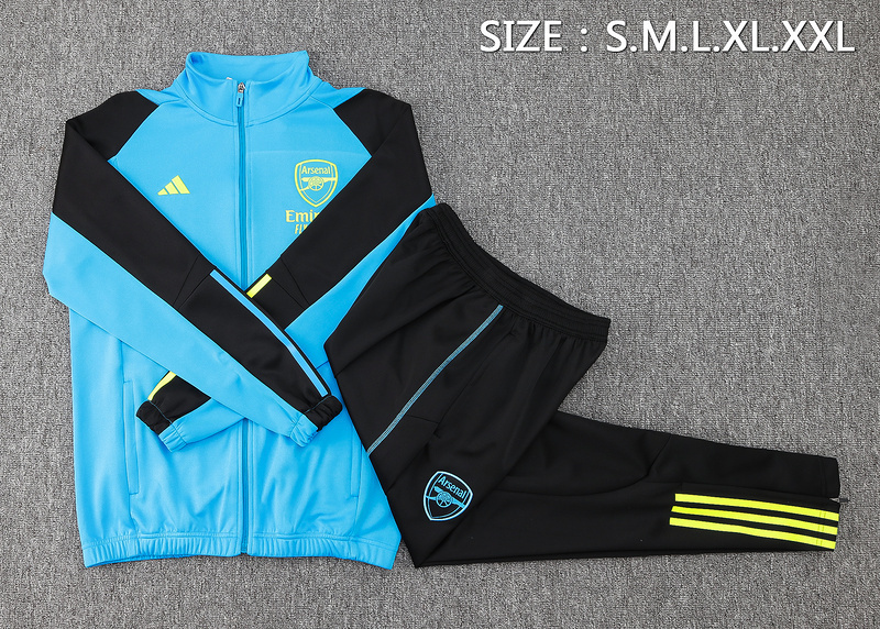 23-24 Arsenal Blue Jacket Suits Long Sleeve Tracksuit Jerseys World Yupoo 2