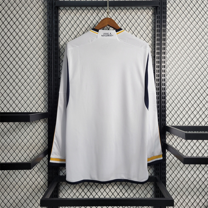 23-24 Real Madrid Home Long Sleeve Size S-XXL 7