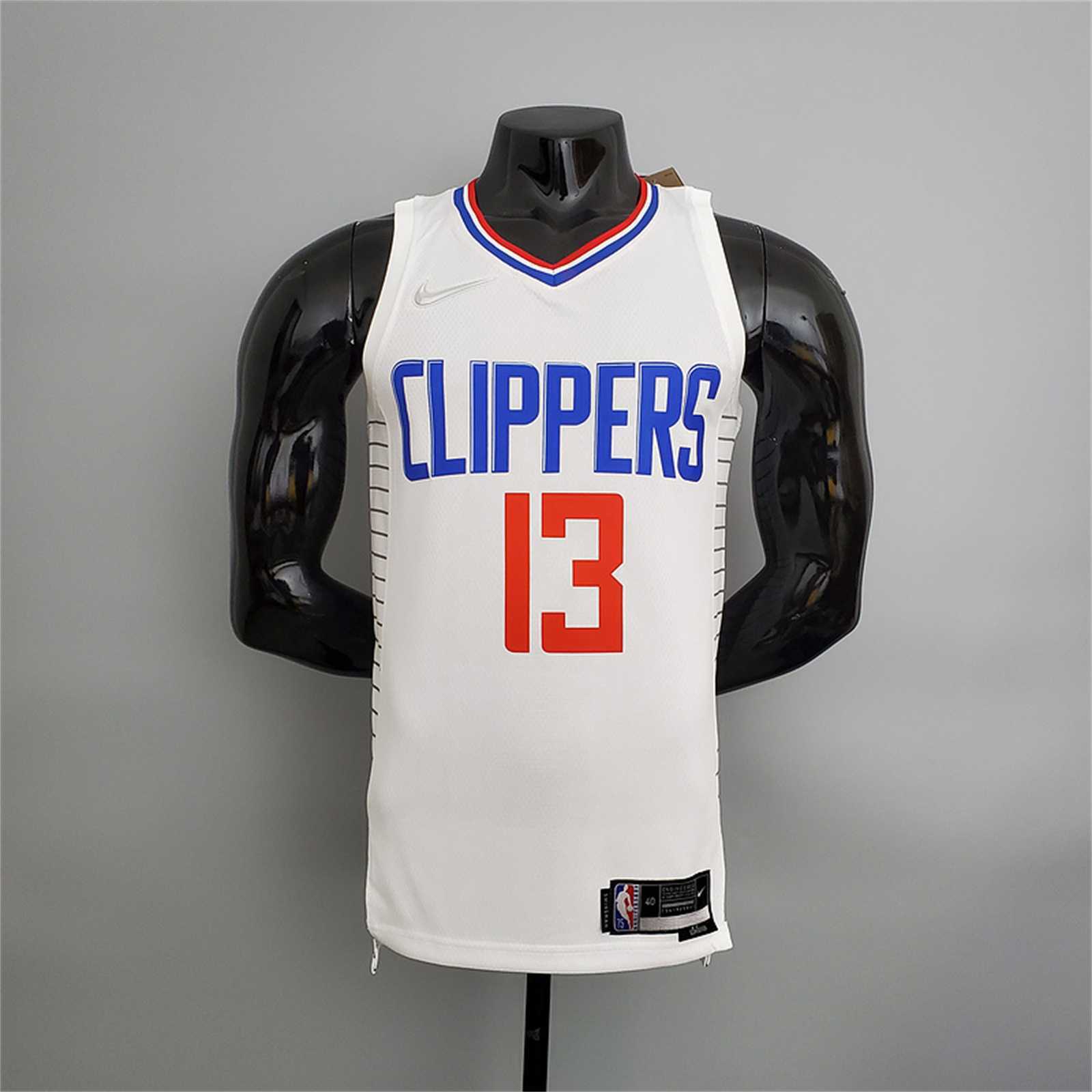 75th Anniversary Clippers Blue White 9