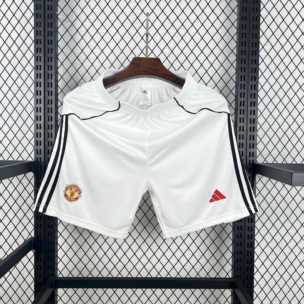 25-26 Manchester United Home Shorts Soccer Trousers AAAAJersey Supply Yupoo