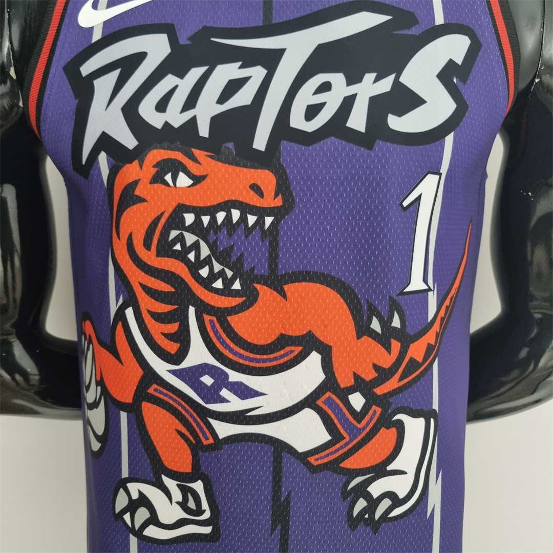 Toronto Raptors McGRADY#1 Purple NBA Jersey 7