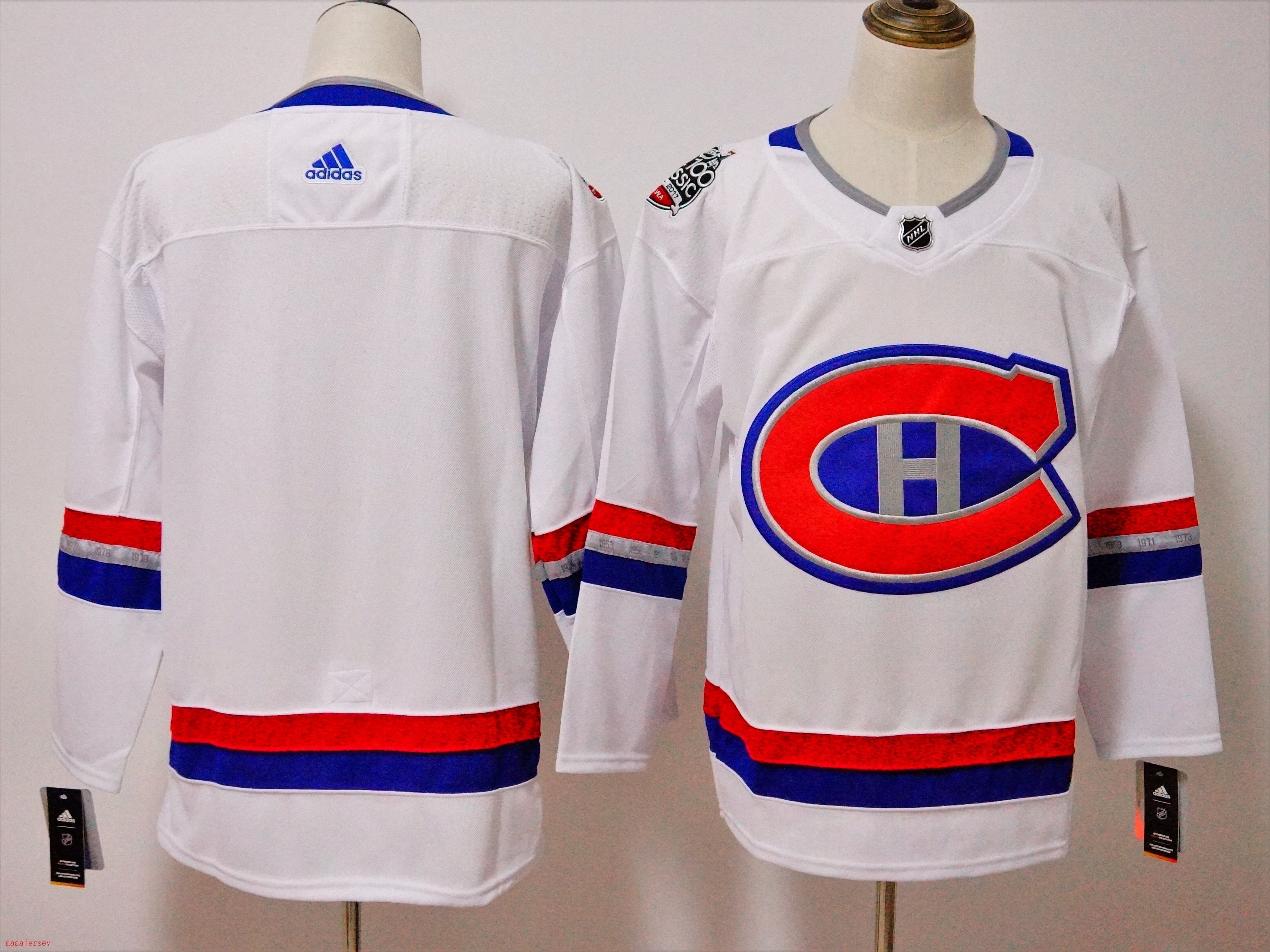 Montreal Canadiens 100 anniversary ice hockey jersey M-3XL 蒙特利尔加拿大人100周年纪念版冰球服