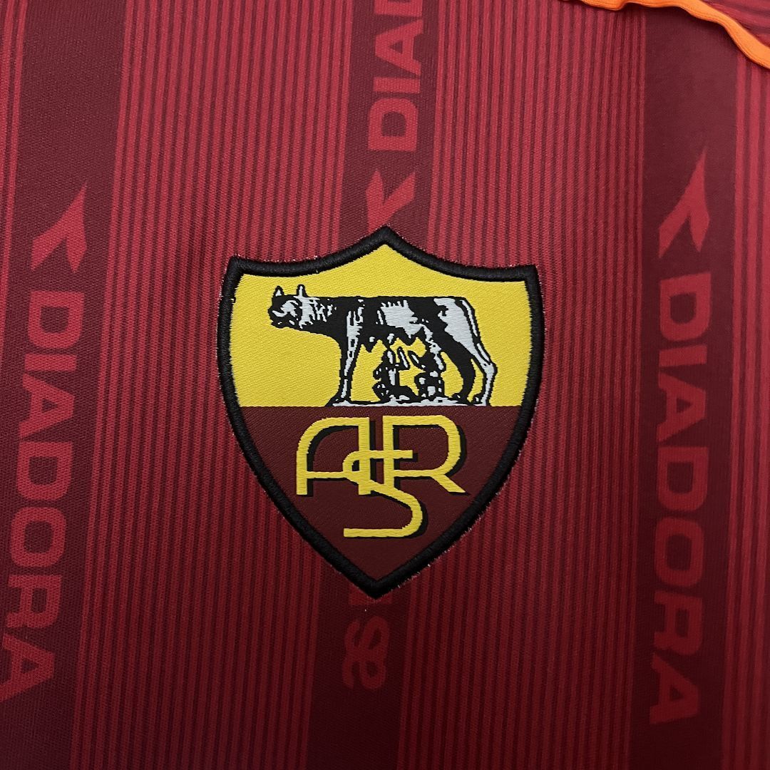 99-00 Roma Home Retro Kit Vintage Shirt AAAAJersey Dropship Yupoo 6