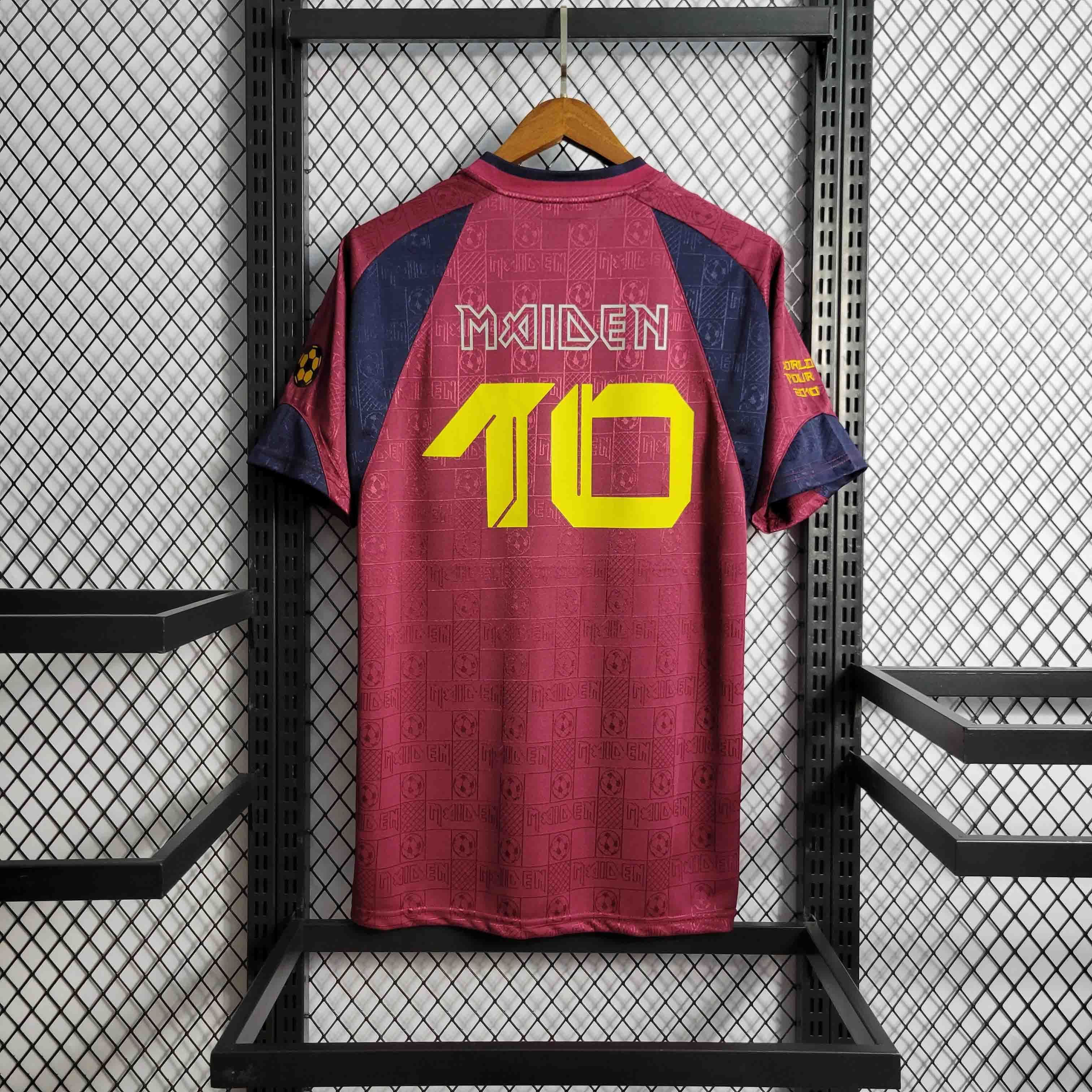 10-11 West Ham Iron Maiden Away Retro Kit Vintage Shirt Sport AAAAJersey Yupoo 2