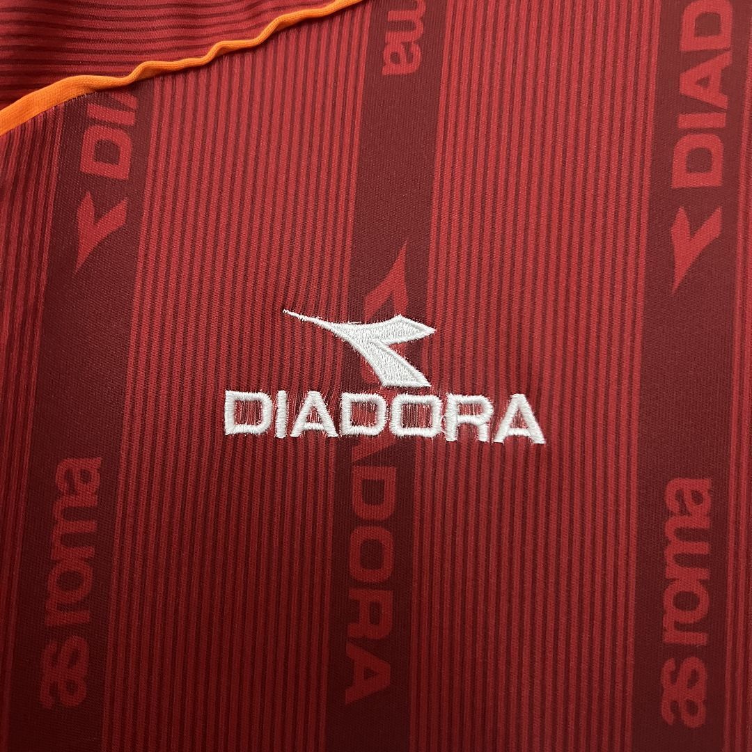 99-00 Roma Home Retro Kit Vintage Shirt AAAAJersey Dropship Yupoo 4