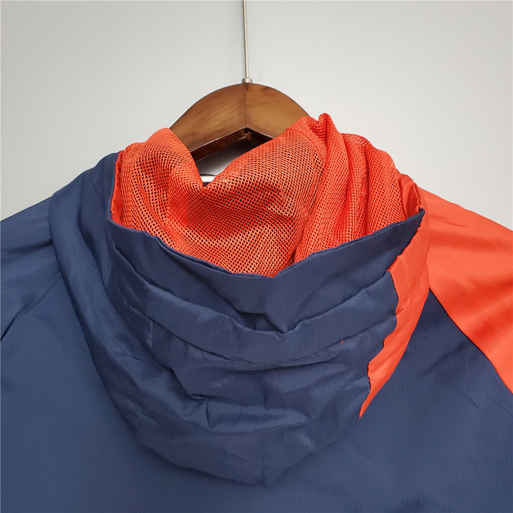 20-21 PSG whiteredblue classic style windbreaker 4