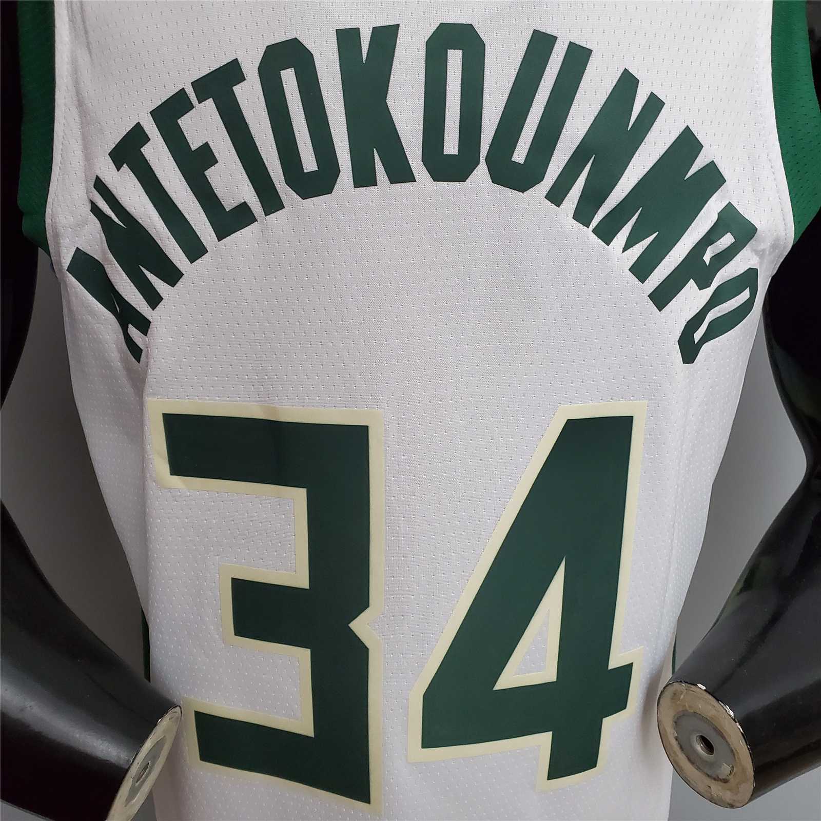 Antetokounmpo#34 Bucks white 1