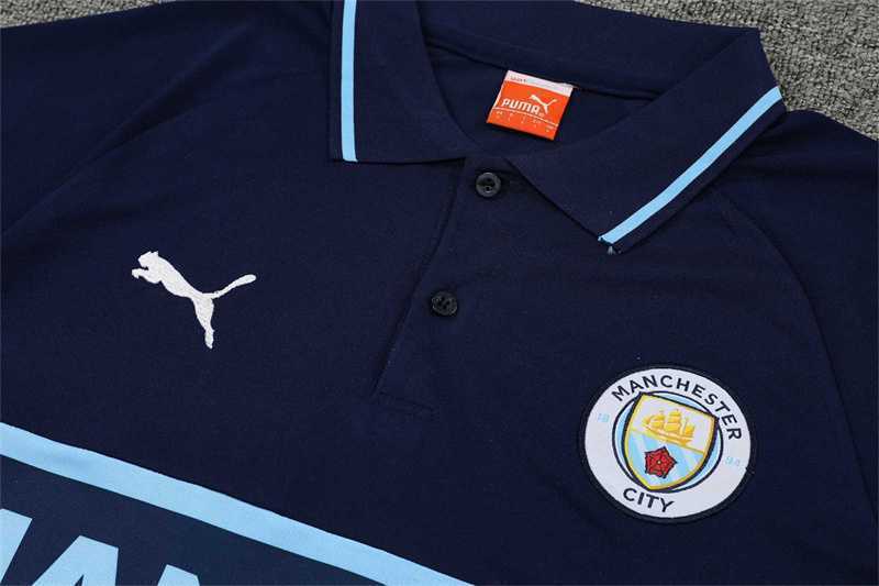 Manchester City Polo dark sapphire blue corsage 13